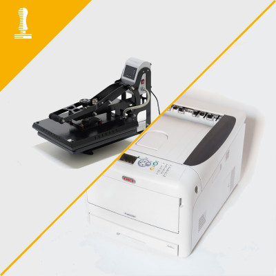 White toner kit for professional printing - A3 - 30 x 40 cm